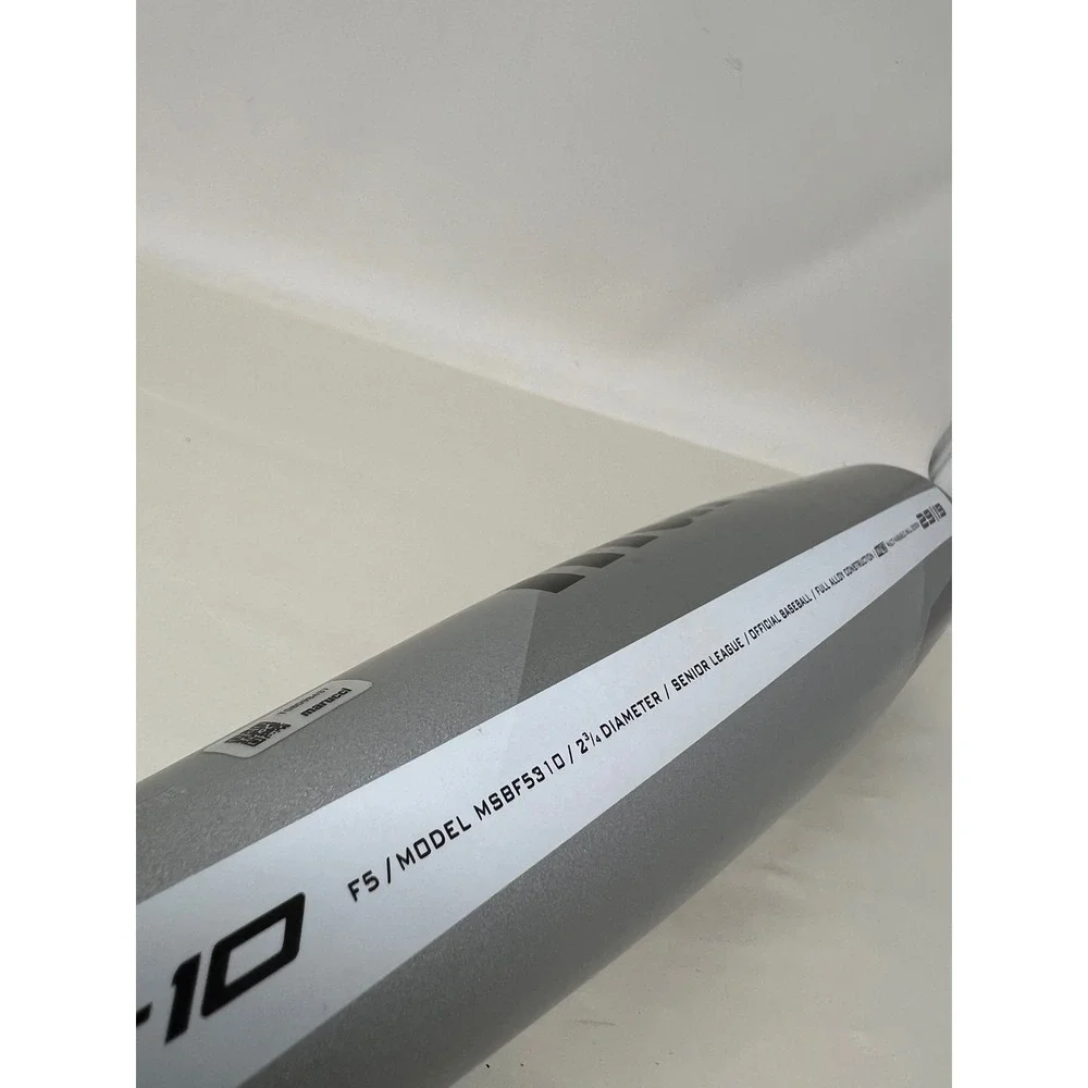 Marucci F5 Baseball Bat Snr League 29/19 2 3/4 -10 Slvr/Black MSBF5310 1.15 BPF - Picture 4 of 16